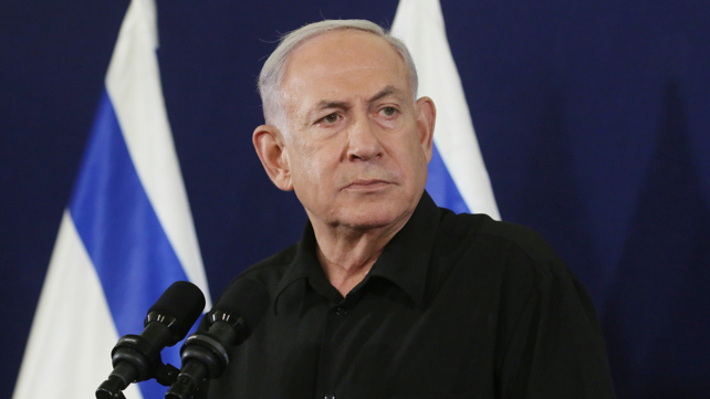 בנימין נתניהו במסיבת עיתונאים 29.10.23