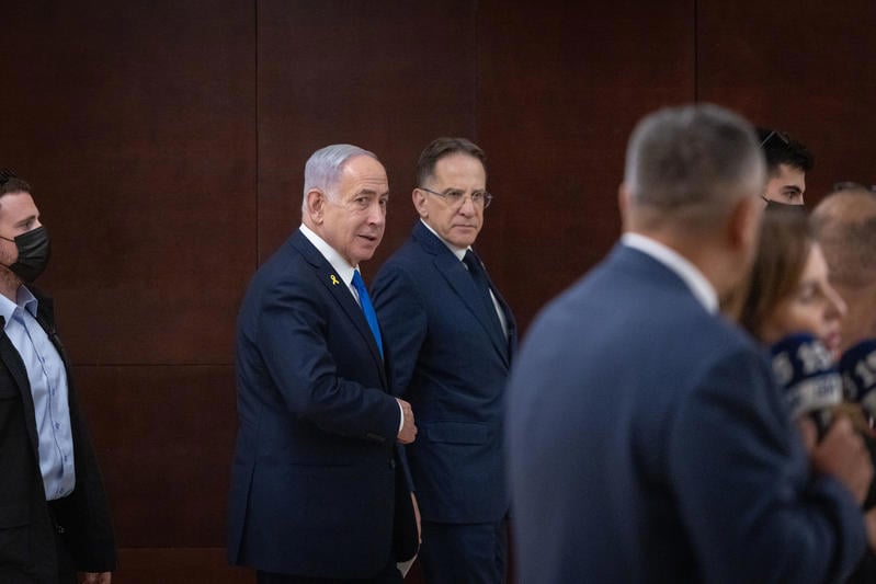 ראש הממשלה בנימין נתניהו עם ראש הסגל שלו צחי ברוורמן, נובמבר 2025