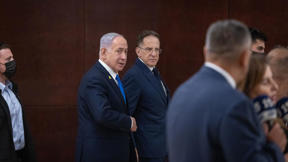 ראש הממשלה בנימין נתניהו עם ראש הסגל שלו צחי ברוורמן, נובמבר 2025