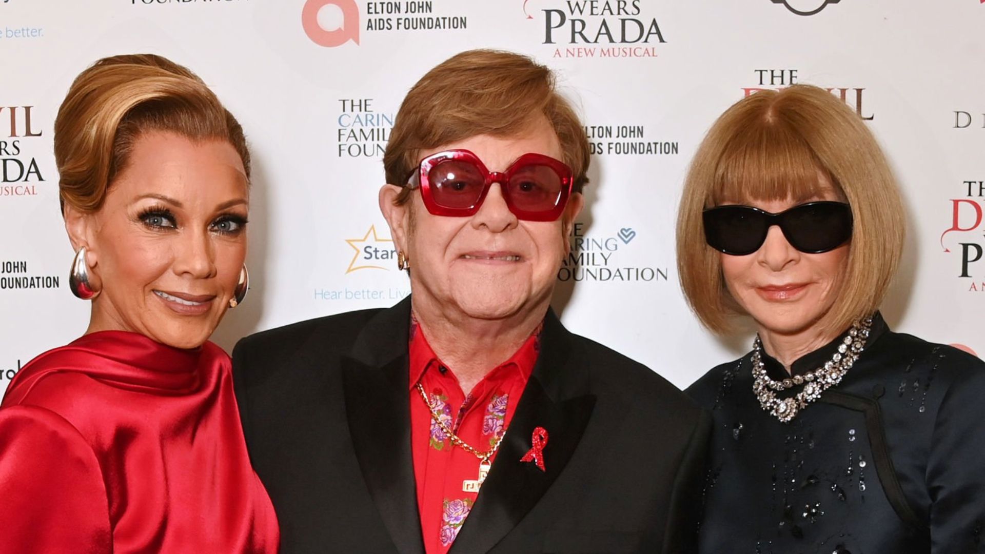 אלטון ג'ון עם אנה וינטור וונסה ויליאמס בלונדון, אמש