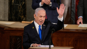 בנימין נתניהו נואם בקונגרס האמריקני