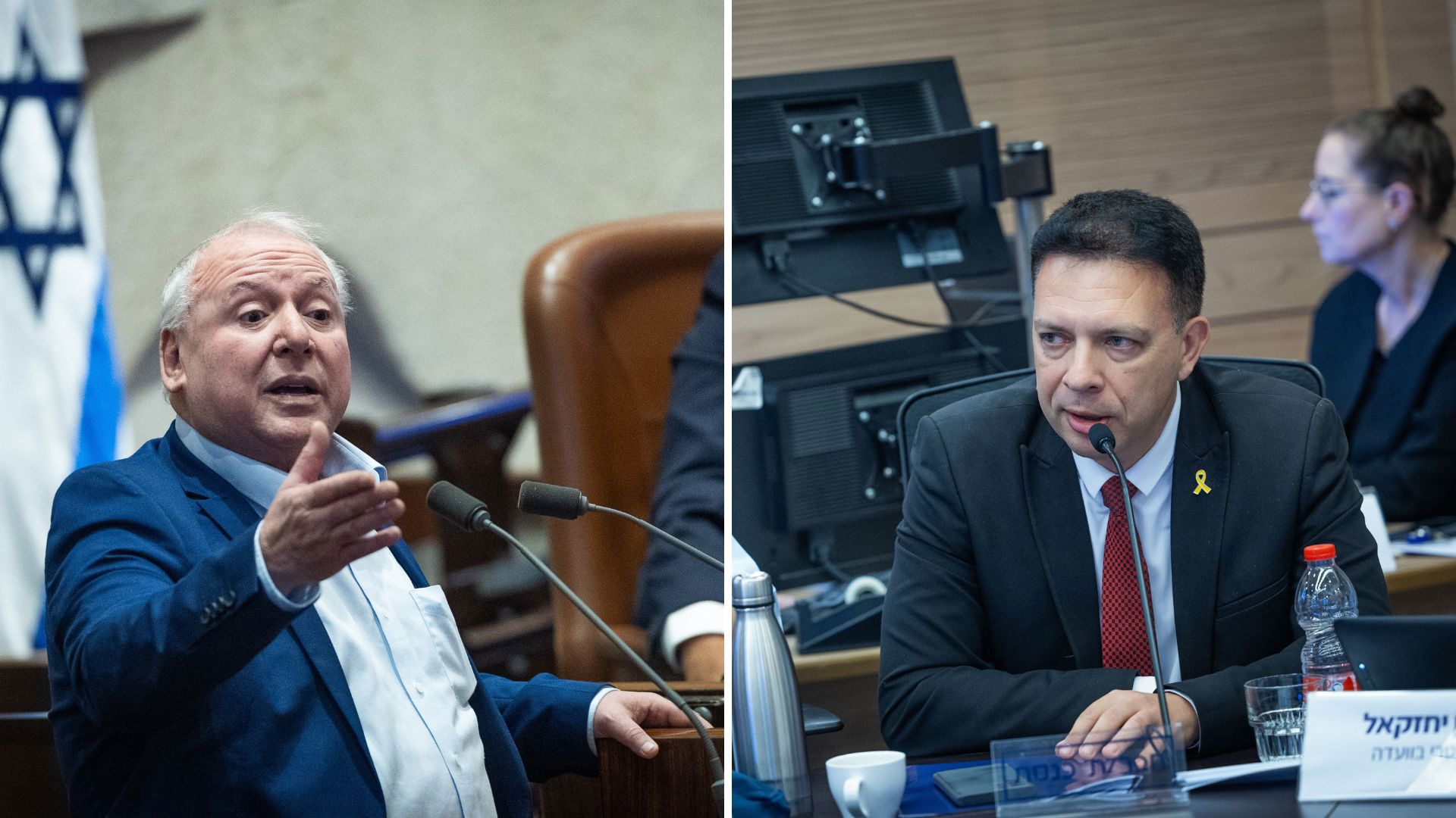 ח"כ ולדימיר בליאק והשר דודי אמסלם