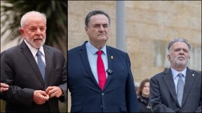 שגריר ברזיל בישראל, שר החוץ כ"ץ ונשיא ברזיל דה סילבה