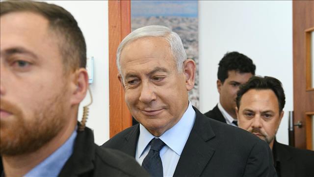 נתניהו בדיון במשפט 