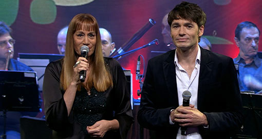 מיקי קם וליאון רוזנברג. 2016