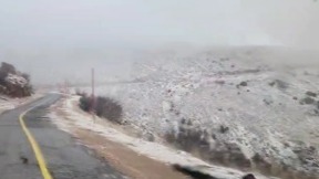 שלג ראשון בחרמון