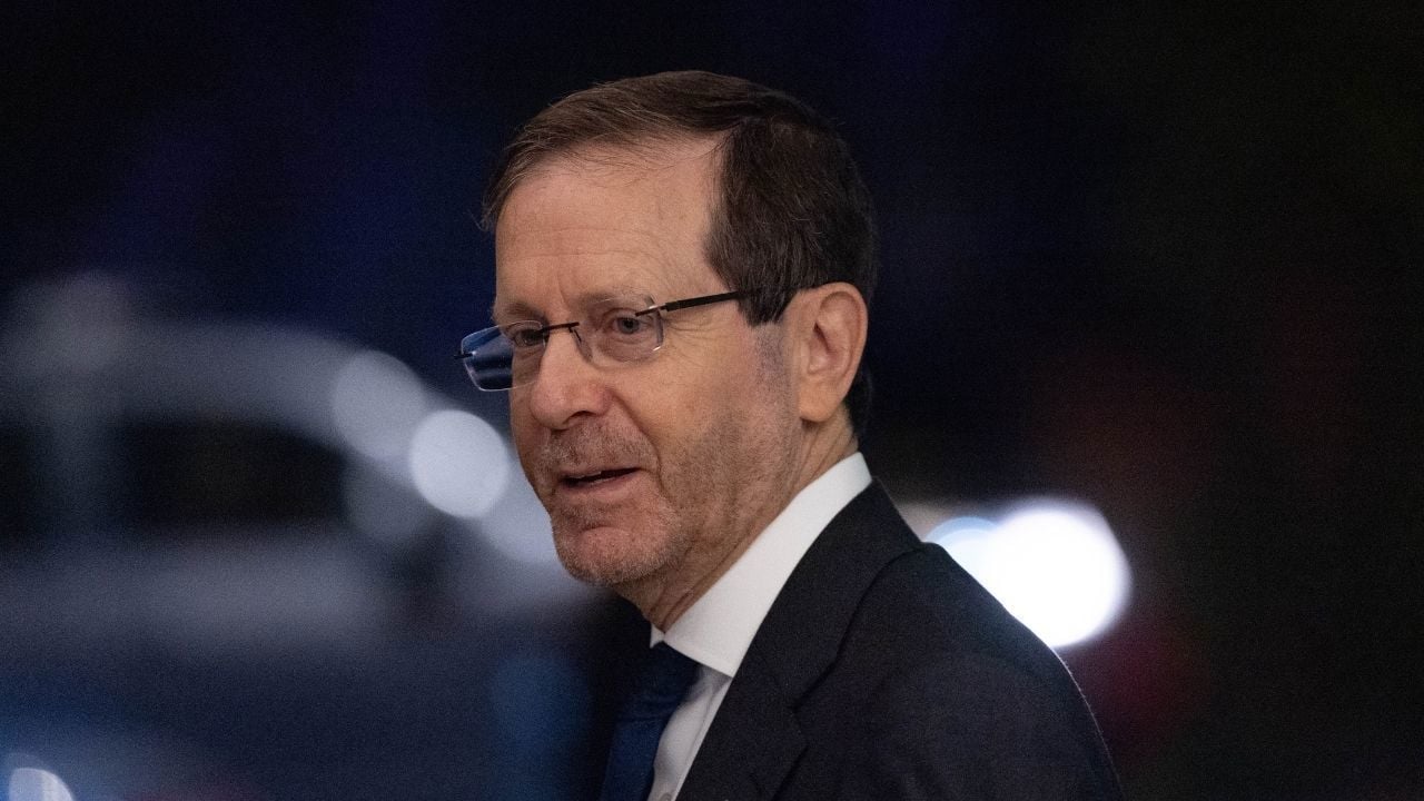 נשיא המדינה יצחק הרצוג במשכן הנשיאות בירושלים, בחודש שעבר