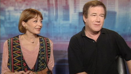 אהוד מנור ורבקה  מיכאלי. 1995