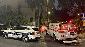 זירת האירוע שבה נדקר הרופא וכוכב הרשת
