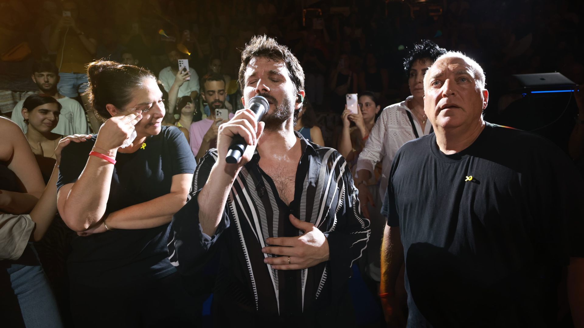 רן דנקר עם אייל ושרון אשל בקיסריה, אמש