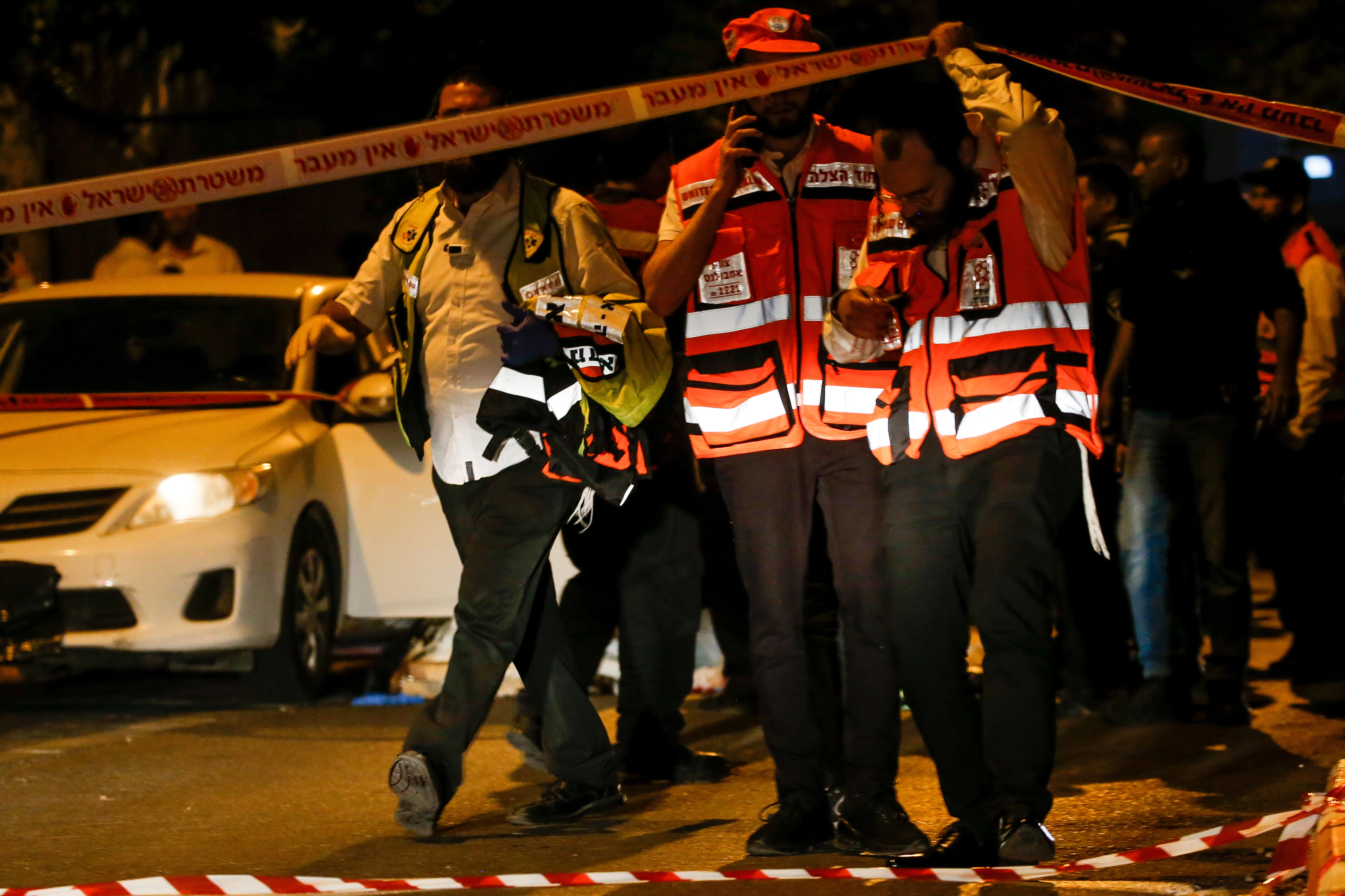 זירת הפיגוע באלעד