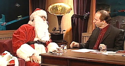 דני סנדרסון וסנטה קלאוס. 1995