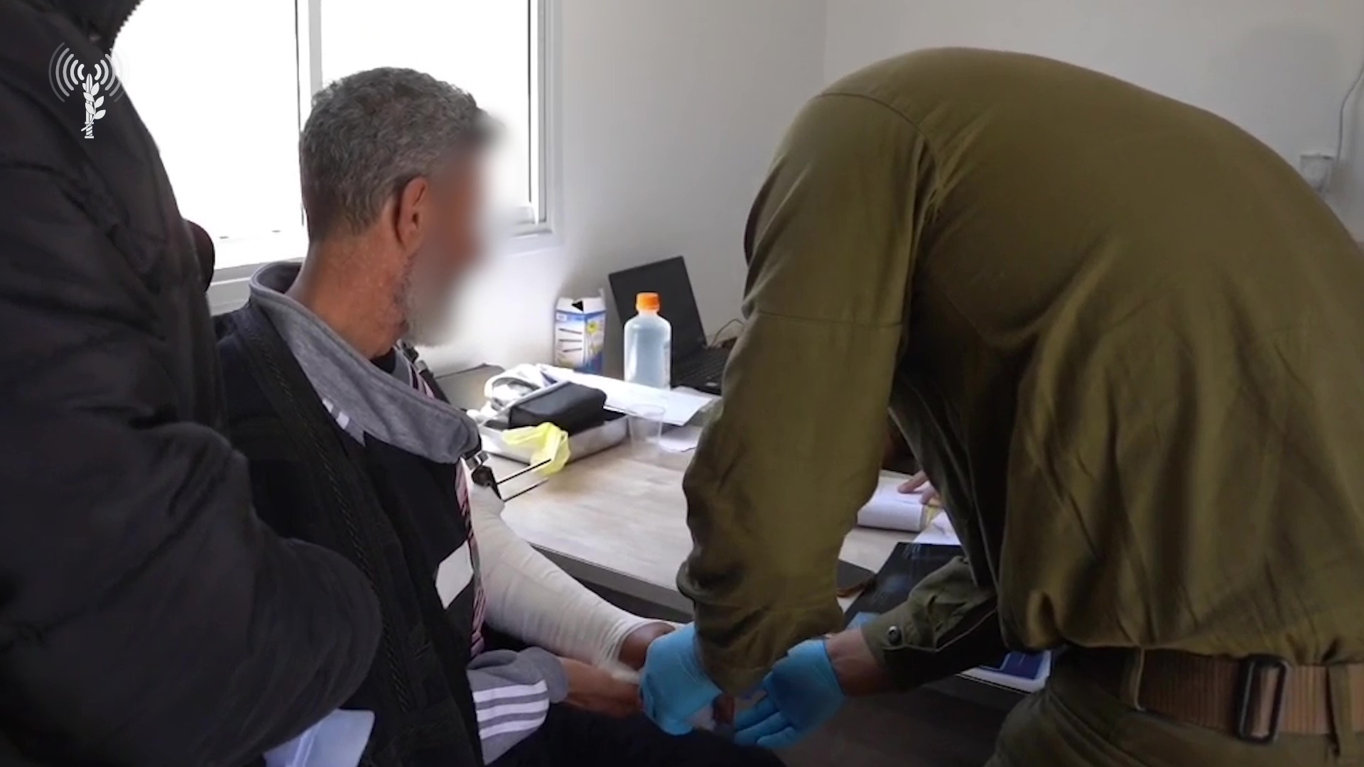 מתקן מיון פצועים שהקים צה"ל בסוריה