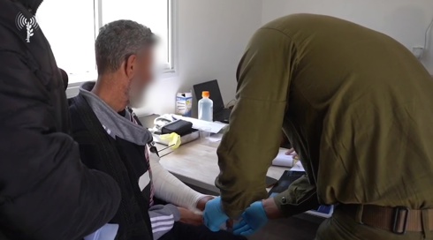 מתקן מיון פצועים שהקים צה"ל בסוריה