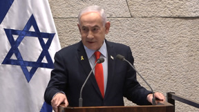 אחרי ההאשמות: נתניהו נאם בכנסת והתייחס לחוק הגיוס - אבל לא לקטר-גייט