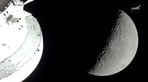 הירח כפי שתועד על ידי צוות ארטמיס 2