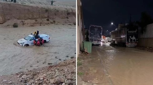 سيول في منطقة النقب