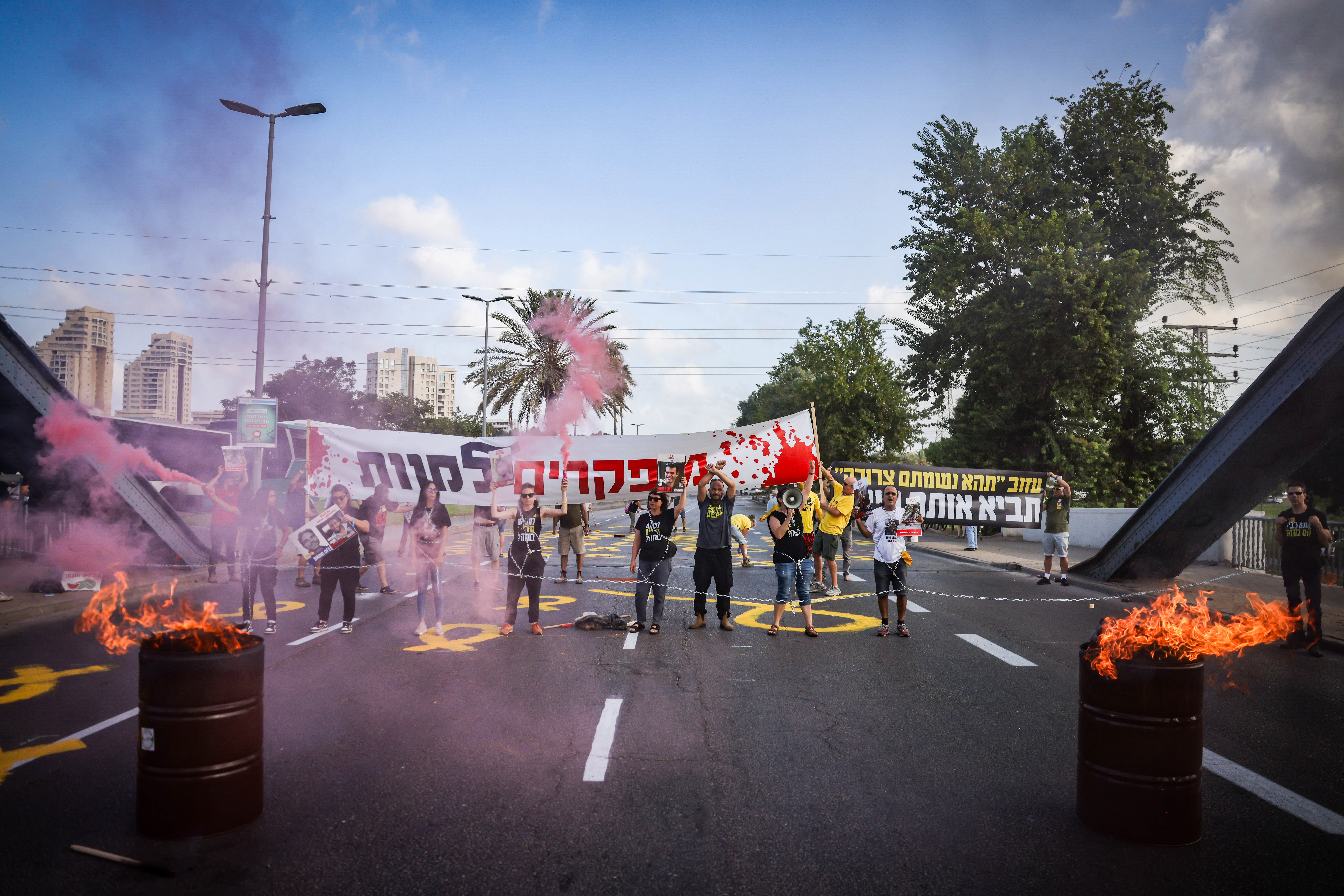 מחאה למען השבת החטופים