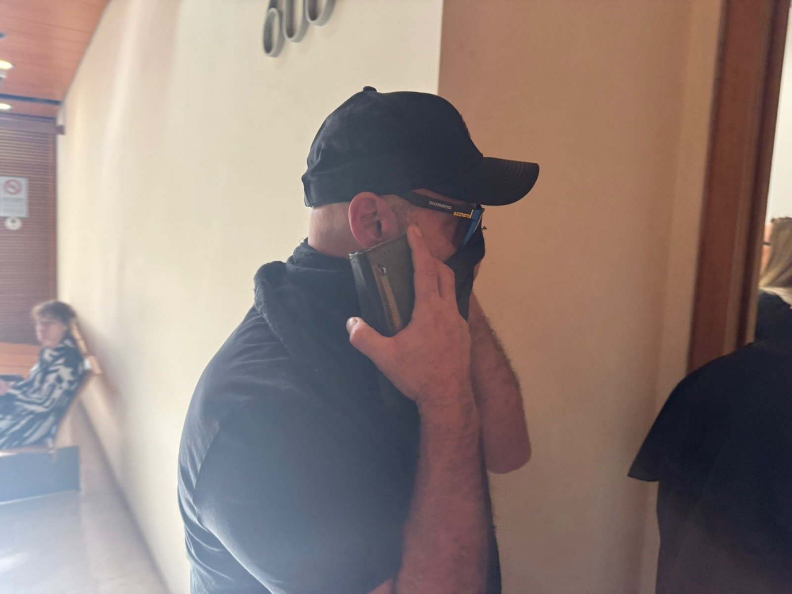 הנאשם גיא שאול בדיון בביהמ"ש