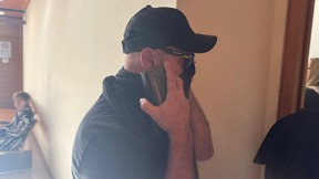 הנאשם גיא שאול בדיון בביהמ"ש