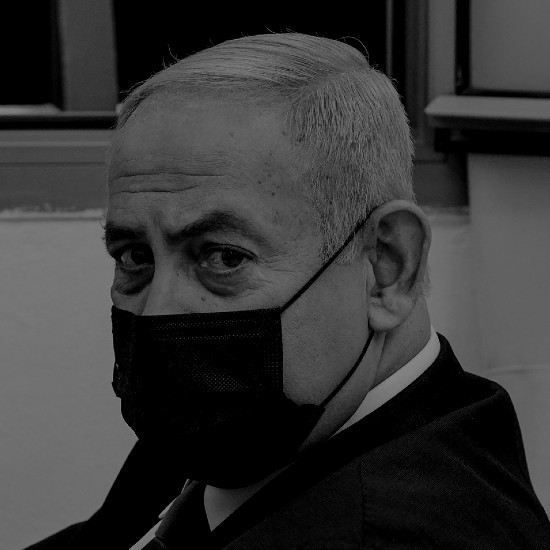 בנימין נתניהו בבית המשפט.צילום: ראובן קסטרו cat23309_img788263186.jpg
