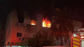 שריפה בבניין מגורים בעכו