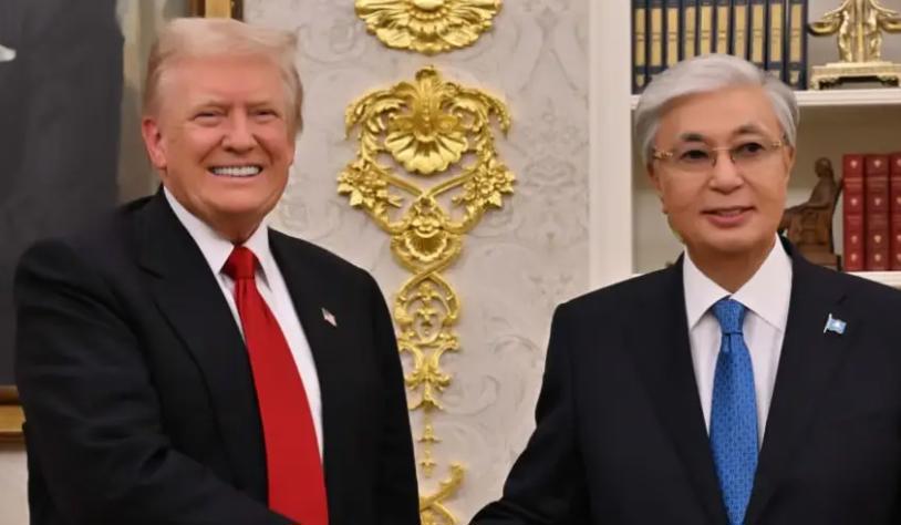 דונלד טראמפ וקסים ז'ומרט טוקייב