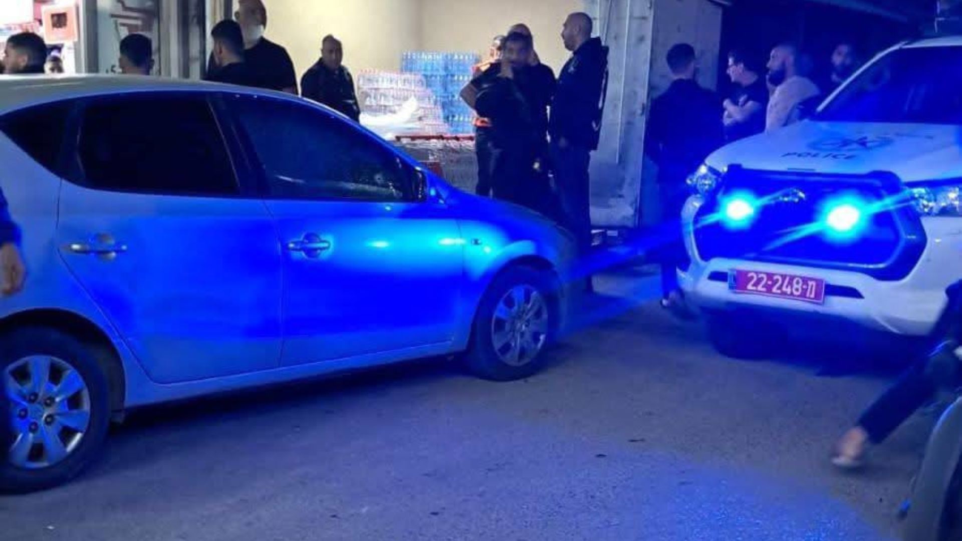 זירת הרצח בג'ת, הערב