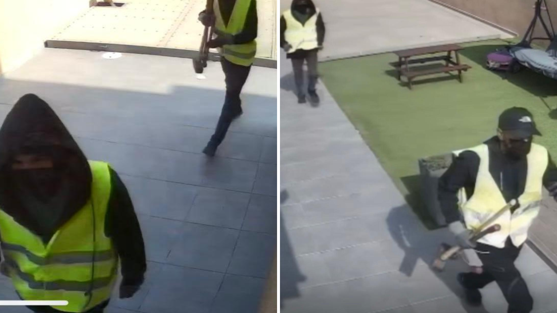 רעולי פנים בניסיון פריצה לבית פרטי בב"ש