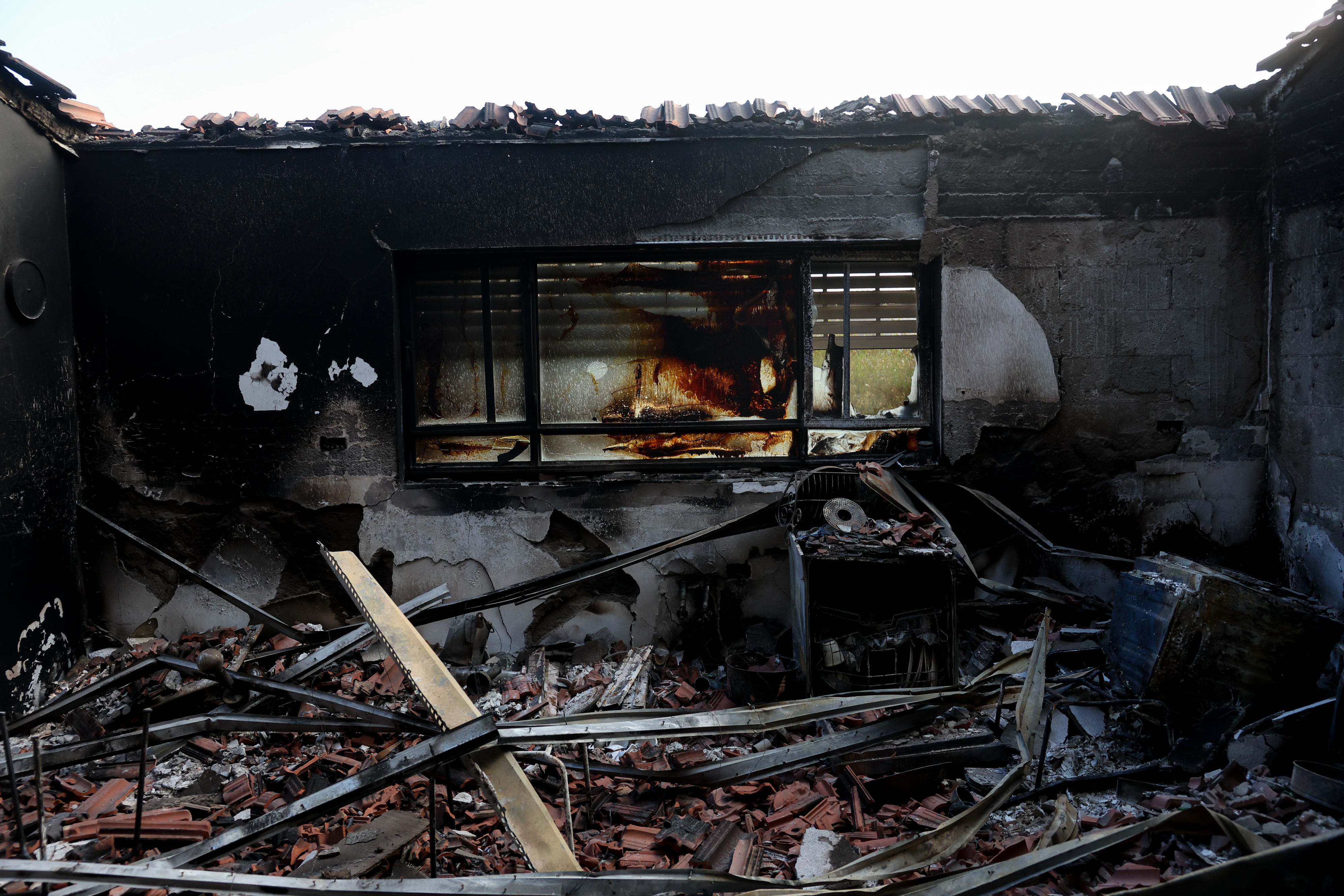 בית שרוף בעוטף עזה