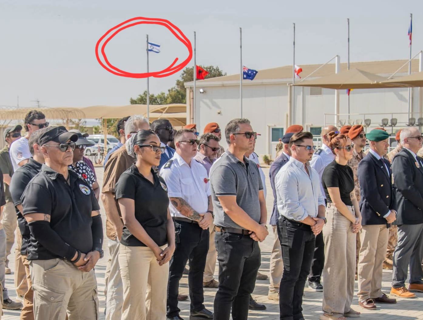 דגל ישראל בטקס בסיני