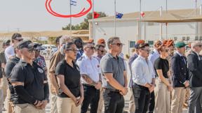 דגל ישראל בטקס בסיני