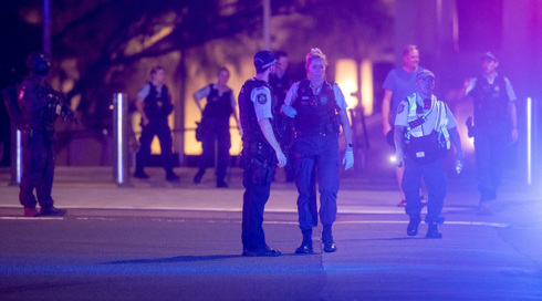 זירת הפיגוע בסידני