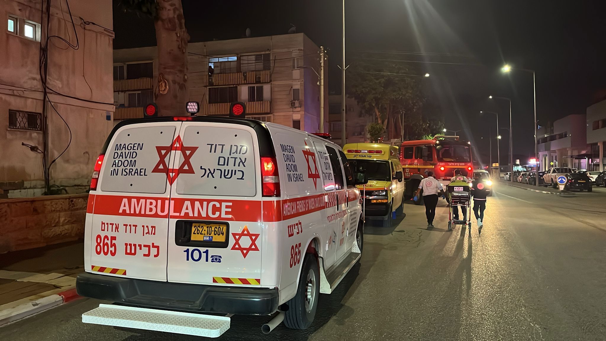 זירה של שריפה בקריית מלאכי