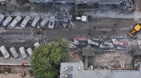 اصابة مباشرة لصاروخ