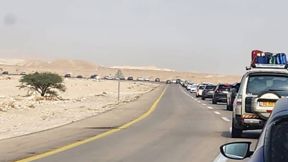 פקק ביציאה מאילת