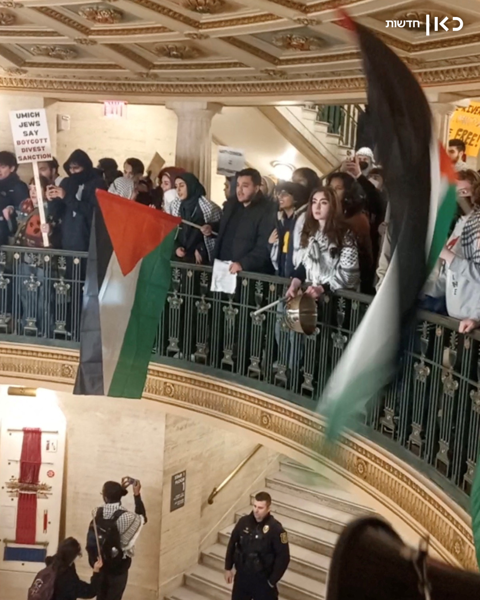 פרו פלסטינים אוניברסיטת מישיגן