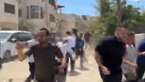 מתוך תיעוד הירי לעבר משלחת אירופית בג'נין