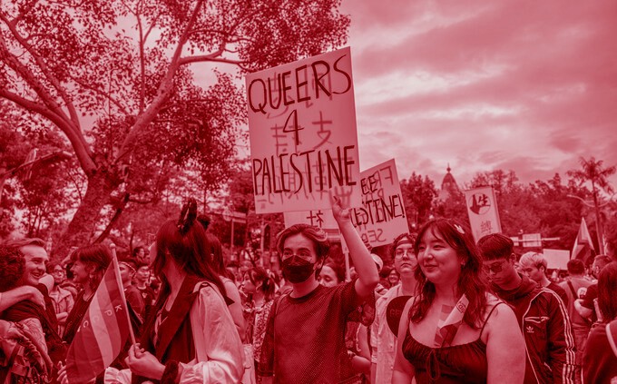 queer for palestine.The Daily Telegraph queers for palestine