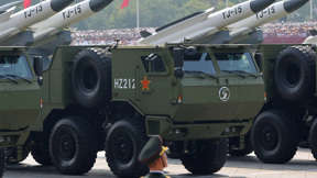 טילי שיוט היפרסוניים בתהלוכה צבאית בבייג'ינג, סין