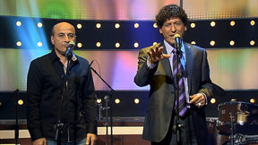 ניסים גרמה ואיציק קלה בתוכנית ניסים גרמה מארח. 2011