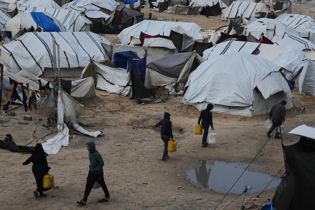 מחנות עקורים בעזה, ינואר 2026