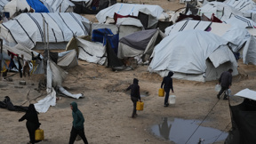 מחנות עקורים בעזה, ינואר 2026