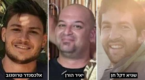 סשה טרופנוב, יאיר הורן ושגיא דקל חן ישתחררו מחר משבי חמאס