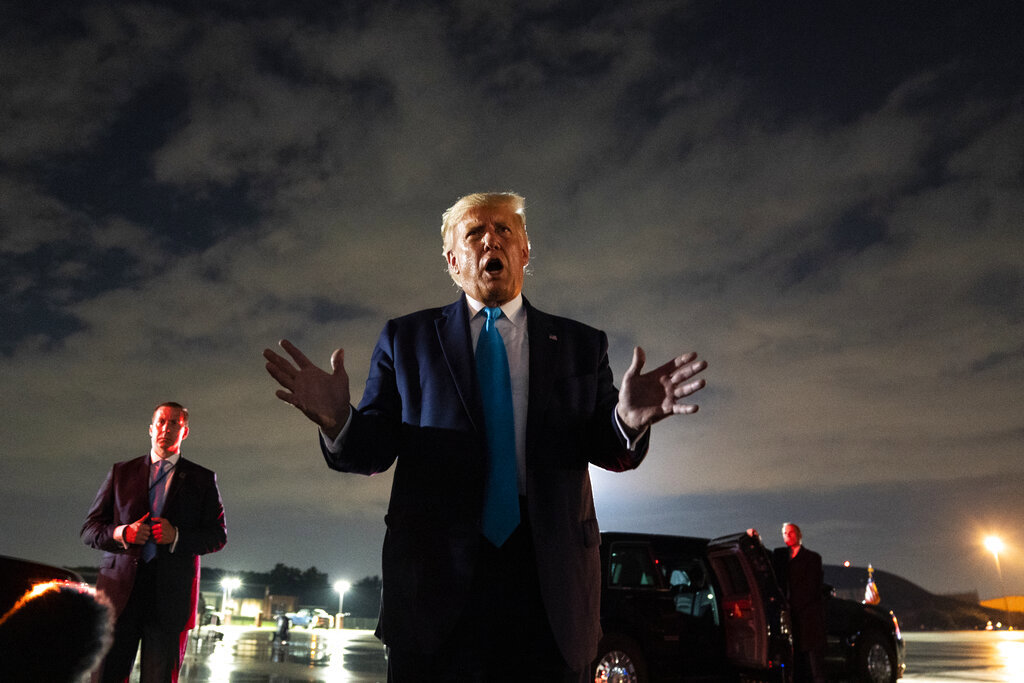 נשיא ארצות הברית דונלד טראמפ