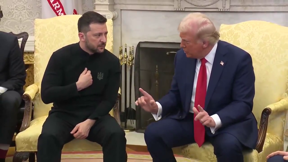 הוויכוח בין טראמפ וזלנסקי
