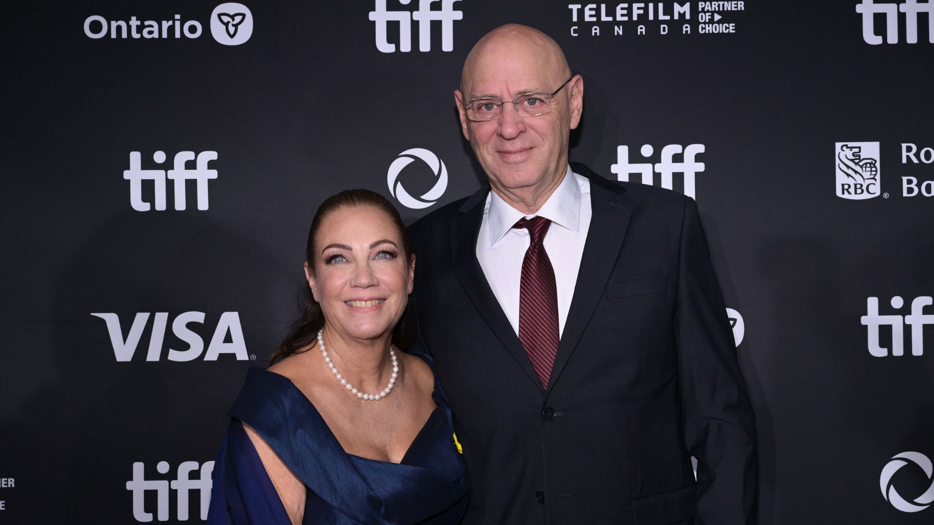 נעם תיבון ורעייתו גלי מיר-תיבון בפסטיבל טורונטו, הלילה