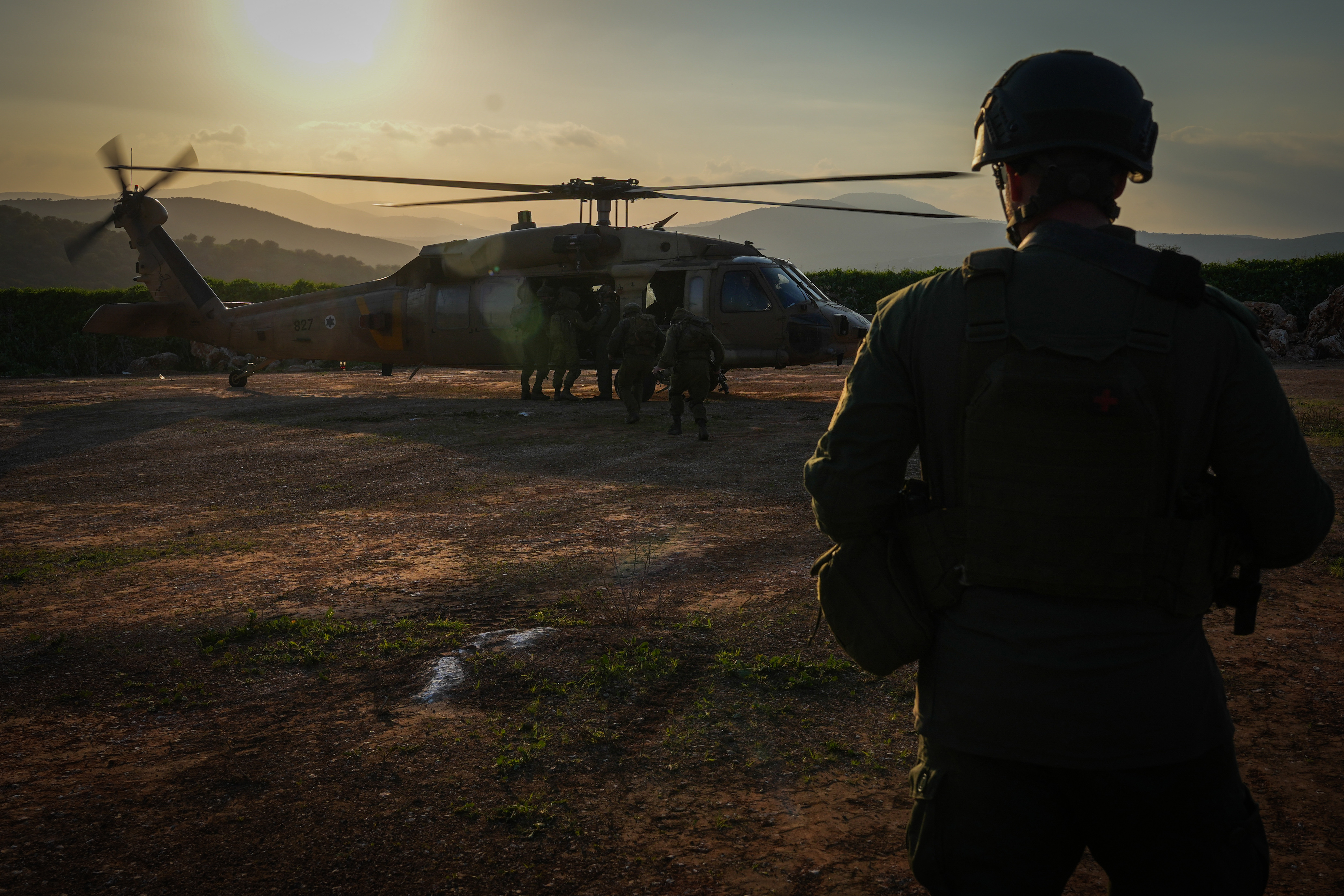 פינוי מוסק של פצועים ברמת הגולן