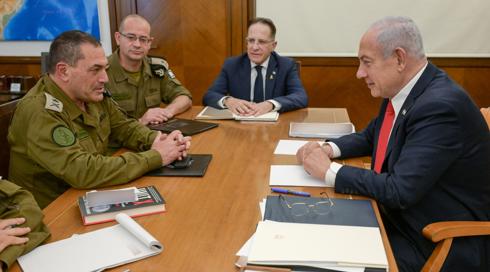 פגישת נתניהו והרמטכ"ל זמיר עסקה בחידוש הלחימה בעזה