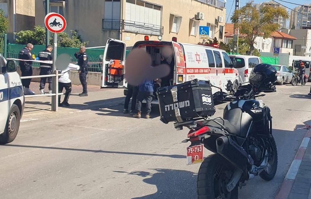 תיעוד מאזור זירת ההצתה של האישה בבת ים